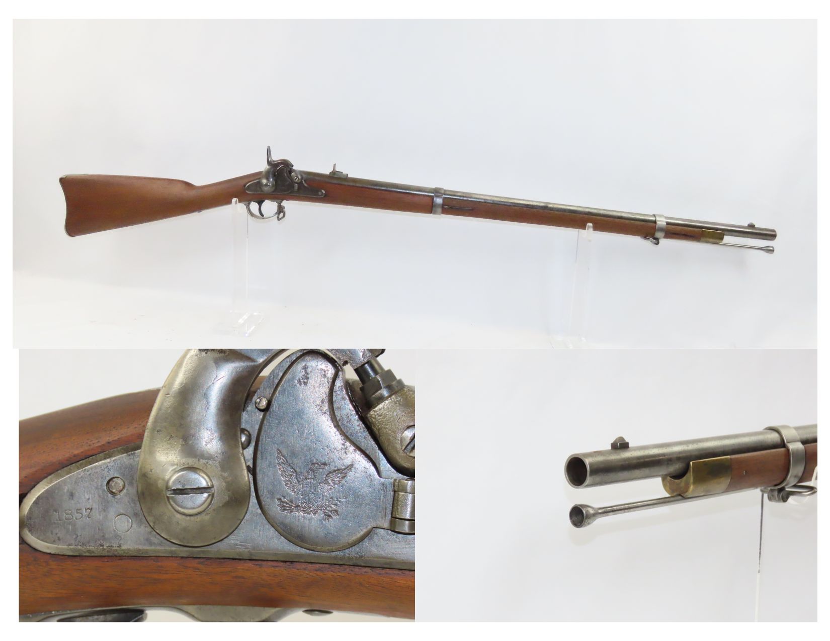 Springfield Model 1855 Rifle Musket 3.16 C&RAntique001 | Ancestry Guns