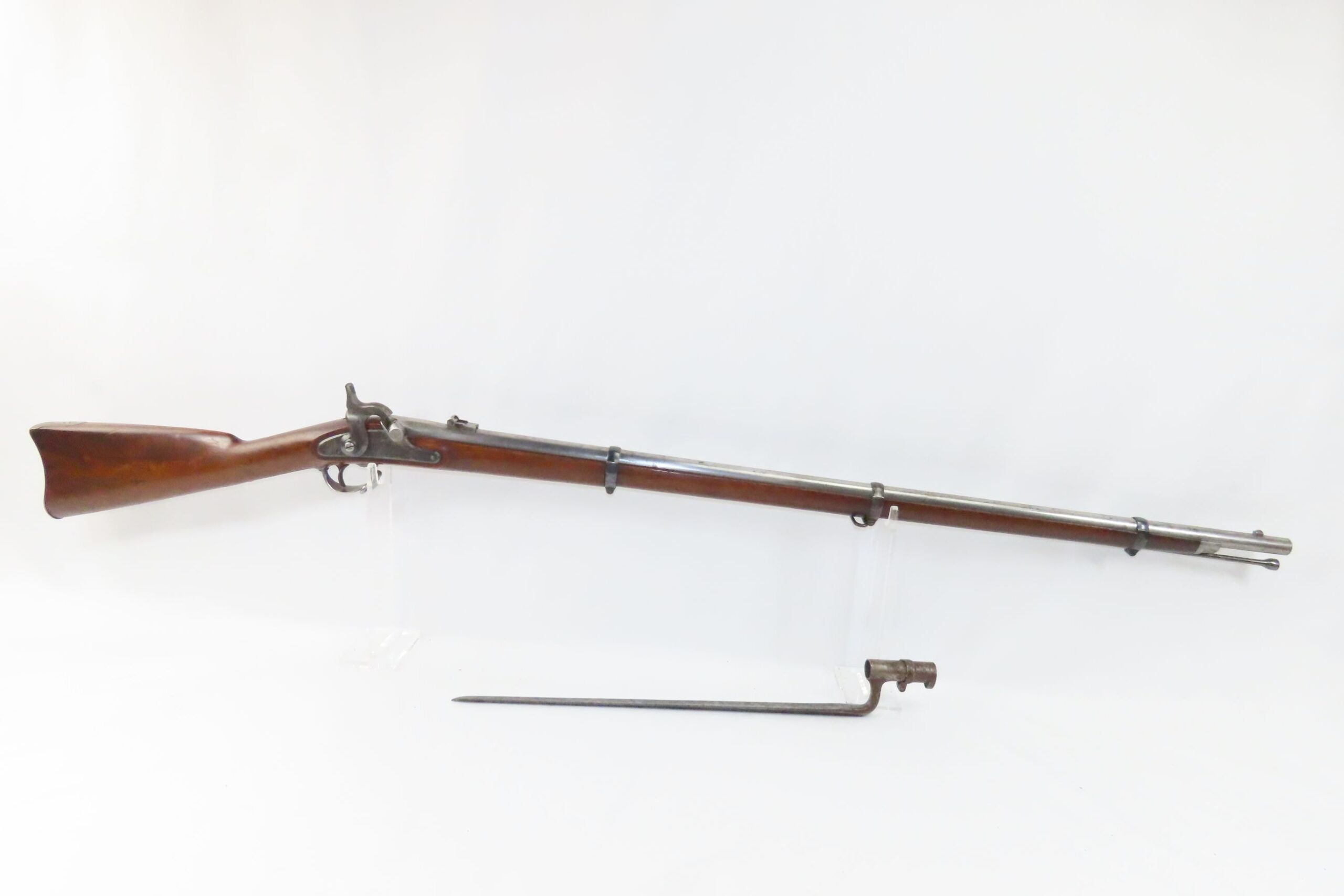 Springfield Model 1863 Rifle Musket with Bayonet 2.9 C&RAntique002 ...