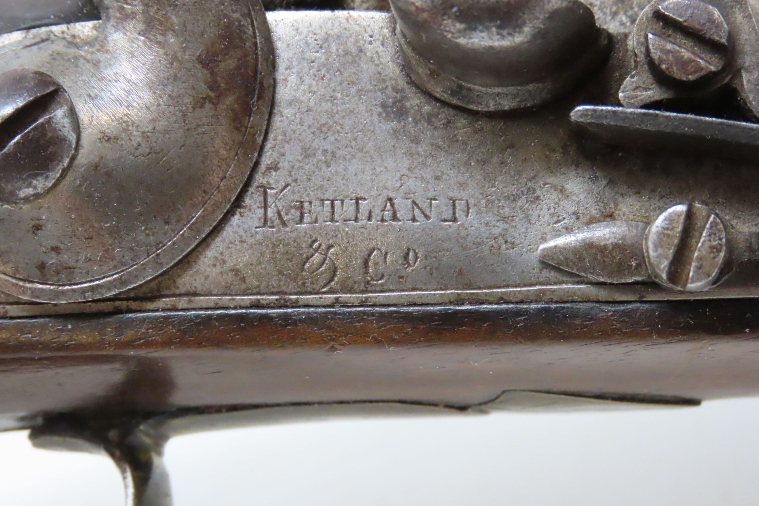 Ketland & Co. Trade Style Flintlock Pistol 1.23 C&RAntique006 ...