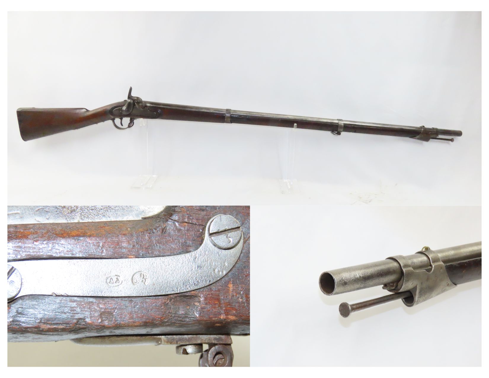 Austrian Model 1842 Augustin Musket 6.7 C&RAntique001 | Ancestry Guns