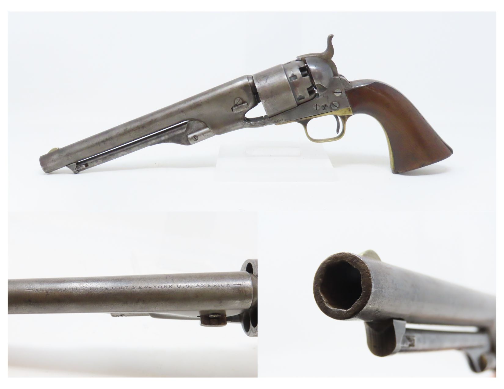 Colt Model 1860 Army Revolver 5.4 C&RAntique001 | Ancestry Guns