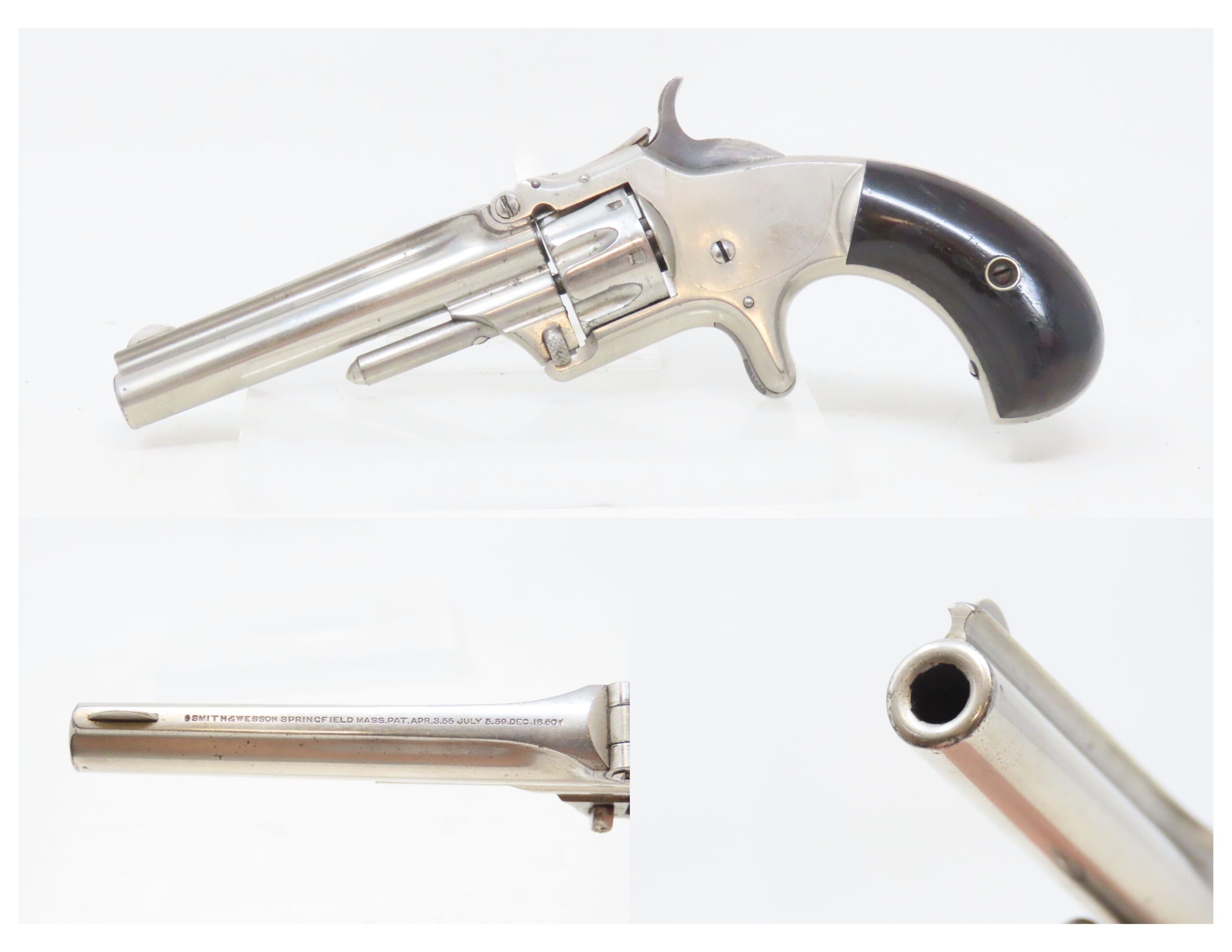 Nice OLD WEST Antique SMITH & WESSON No. 1 BORED THROUGH CYLINDER ...