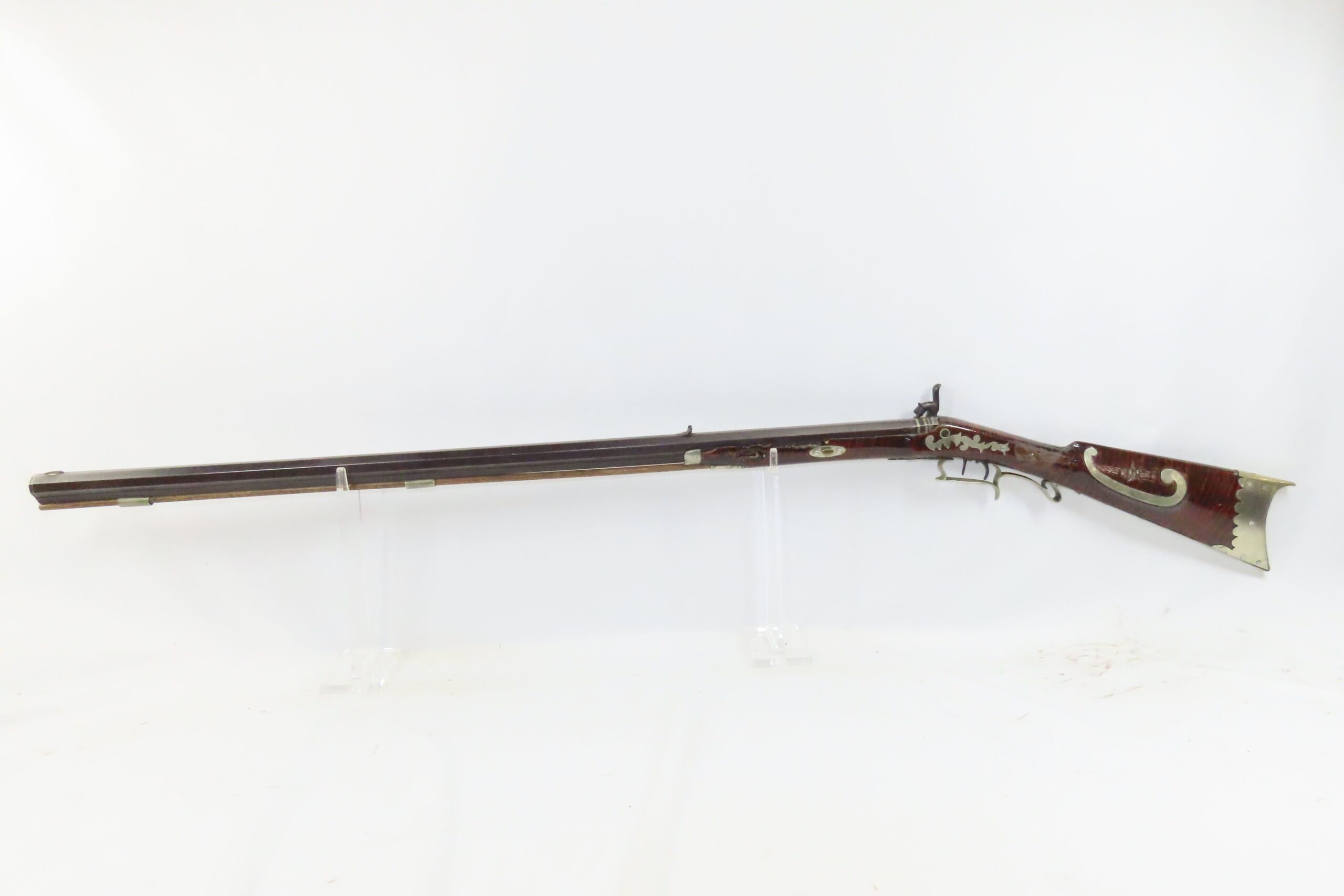 Back Action Lock Percussion Half Stock American Long Rifle 1.9 C ...