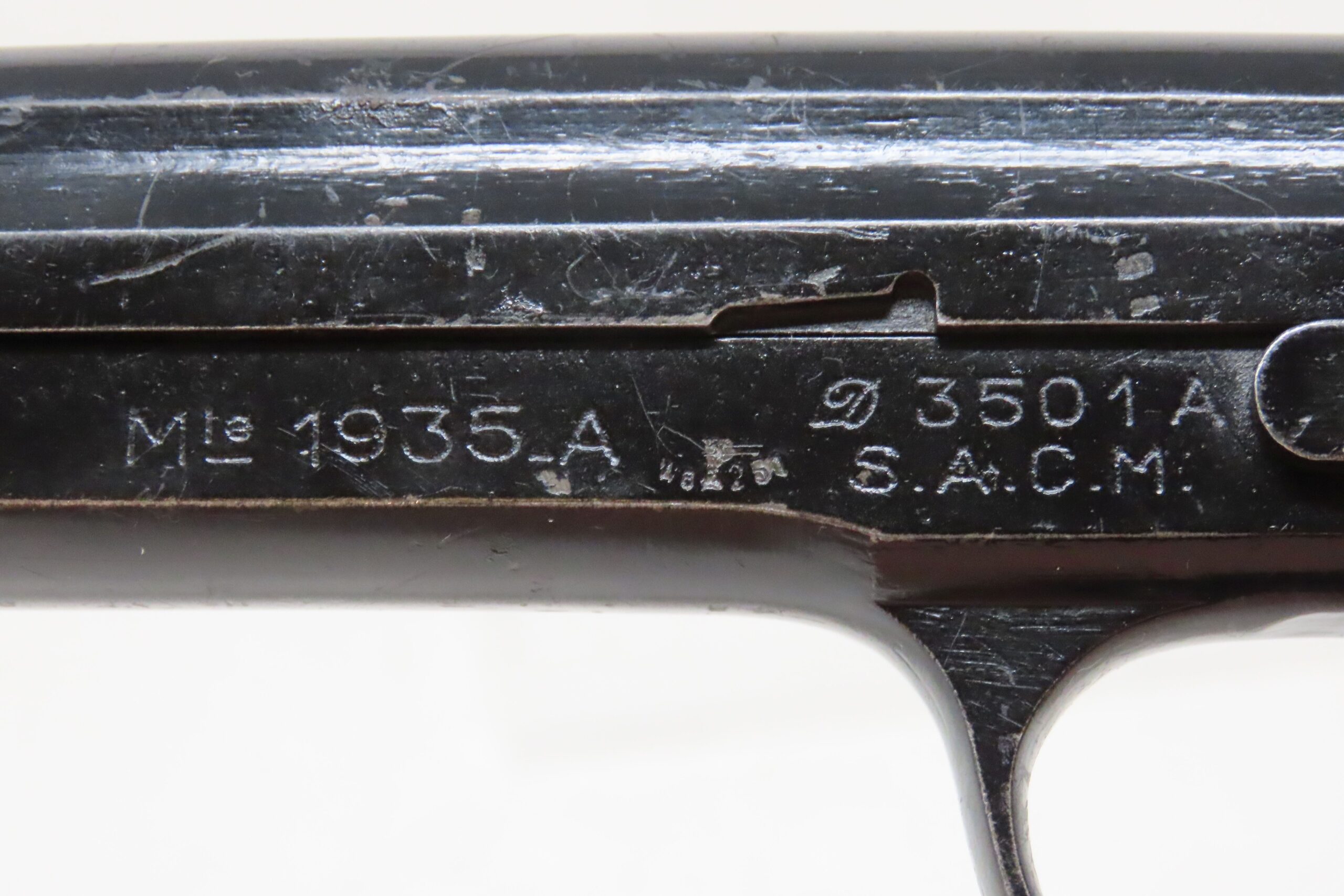 French SACM Model 1935A Pistol 8.29 C&RAntique006 | Ancestry Guns