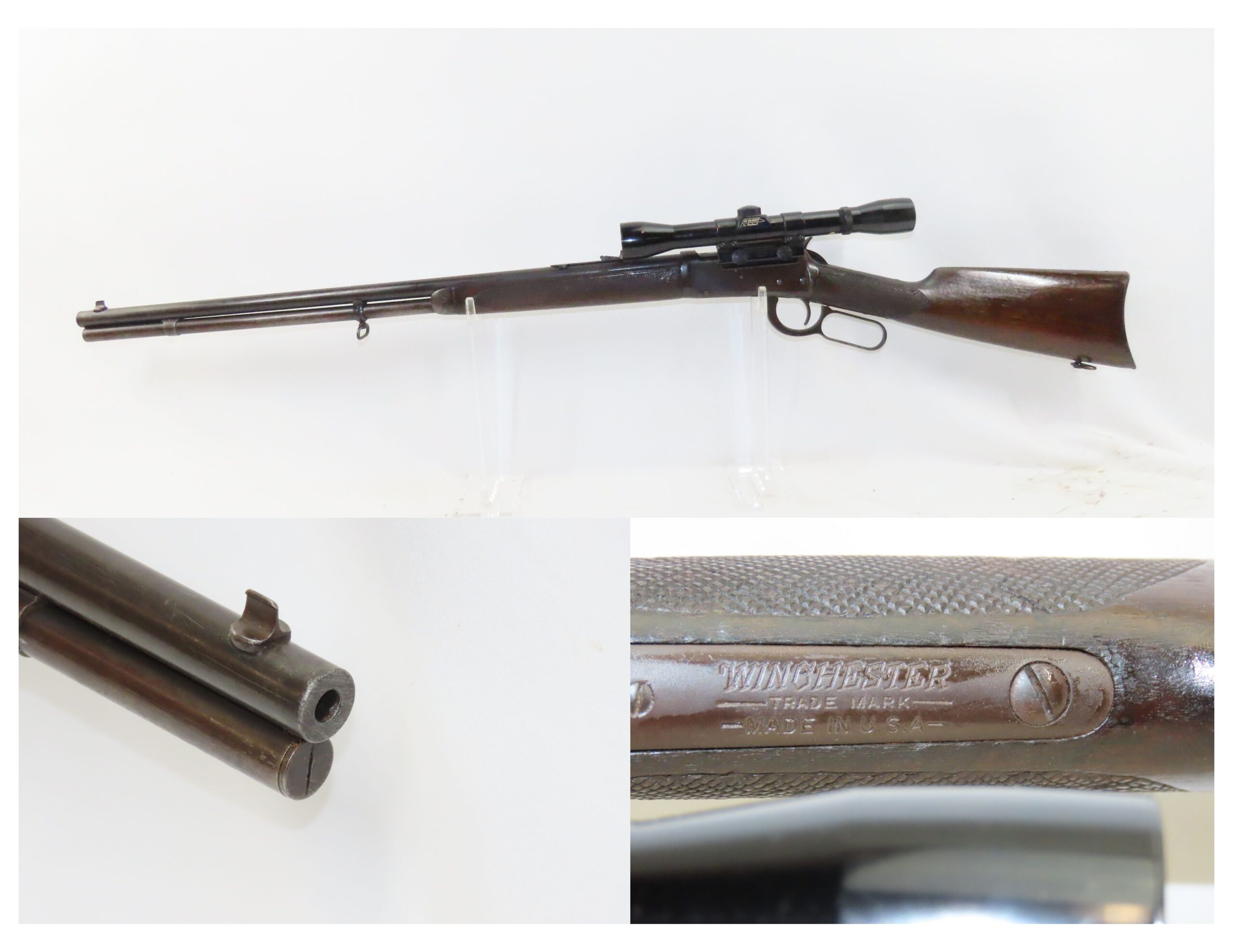 Winchester Model 1894 Rifle With Scope 11.8 C&rantique001 