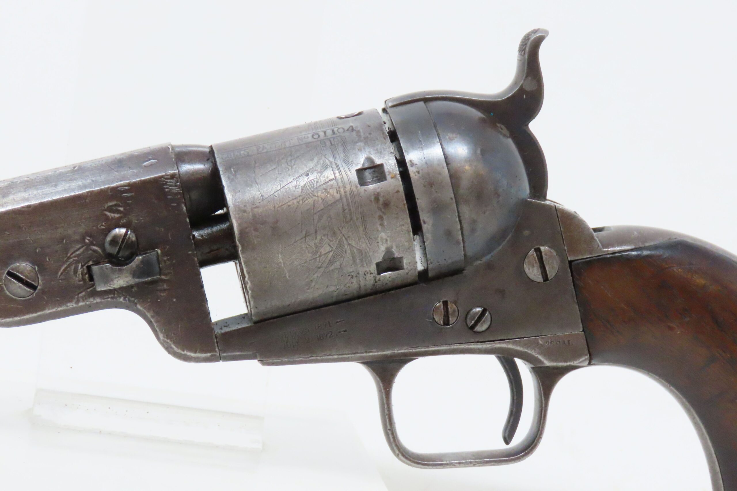 U.S. Navy Colt Model 1851 Navy Cartridge Conversion Revoler with ...