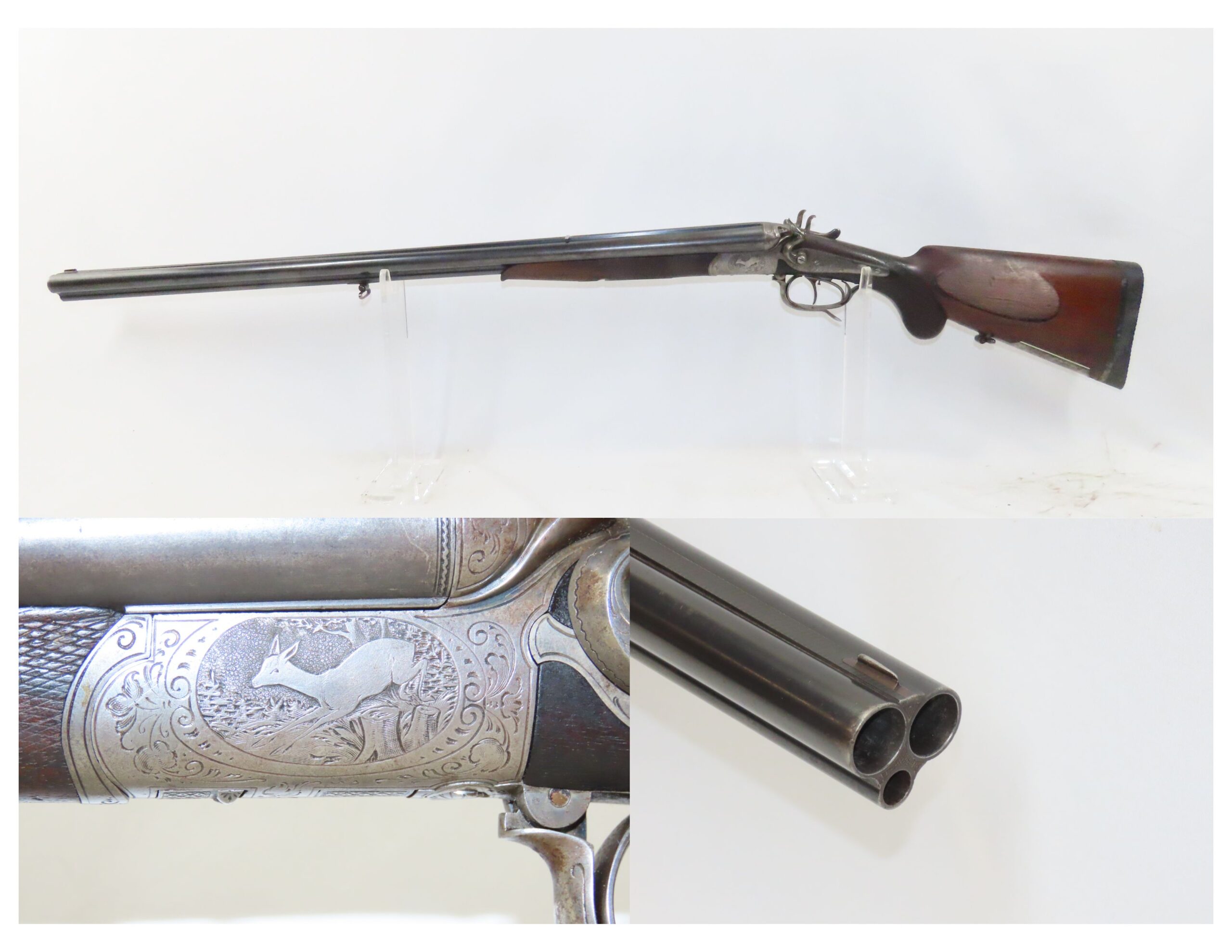 C1906 Mfr. German Drilling Combination 16 Ga. & 9.3mm Shotgun Rifle C&r 