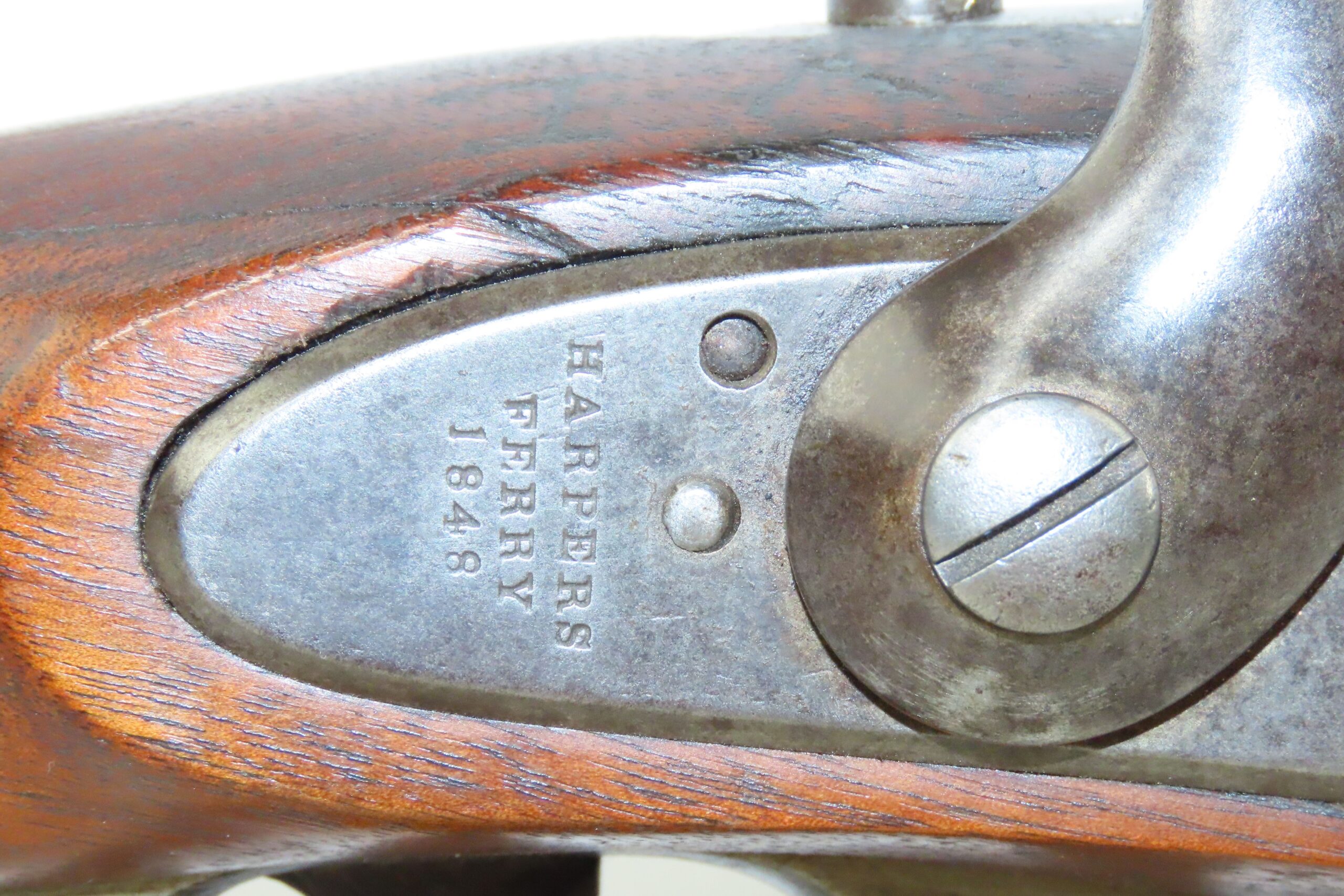 U.S. Harpers Ferry MOdel 1842 Musket 5.1 C&R Antique007 | Ancestry Guns