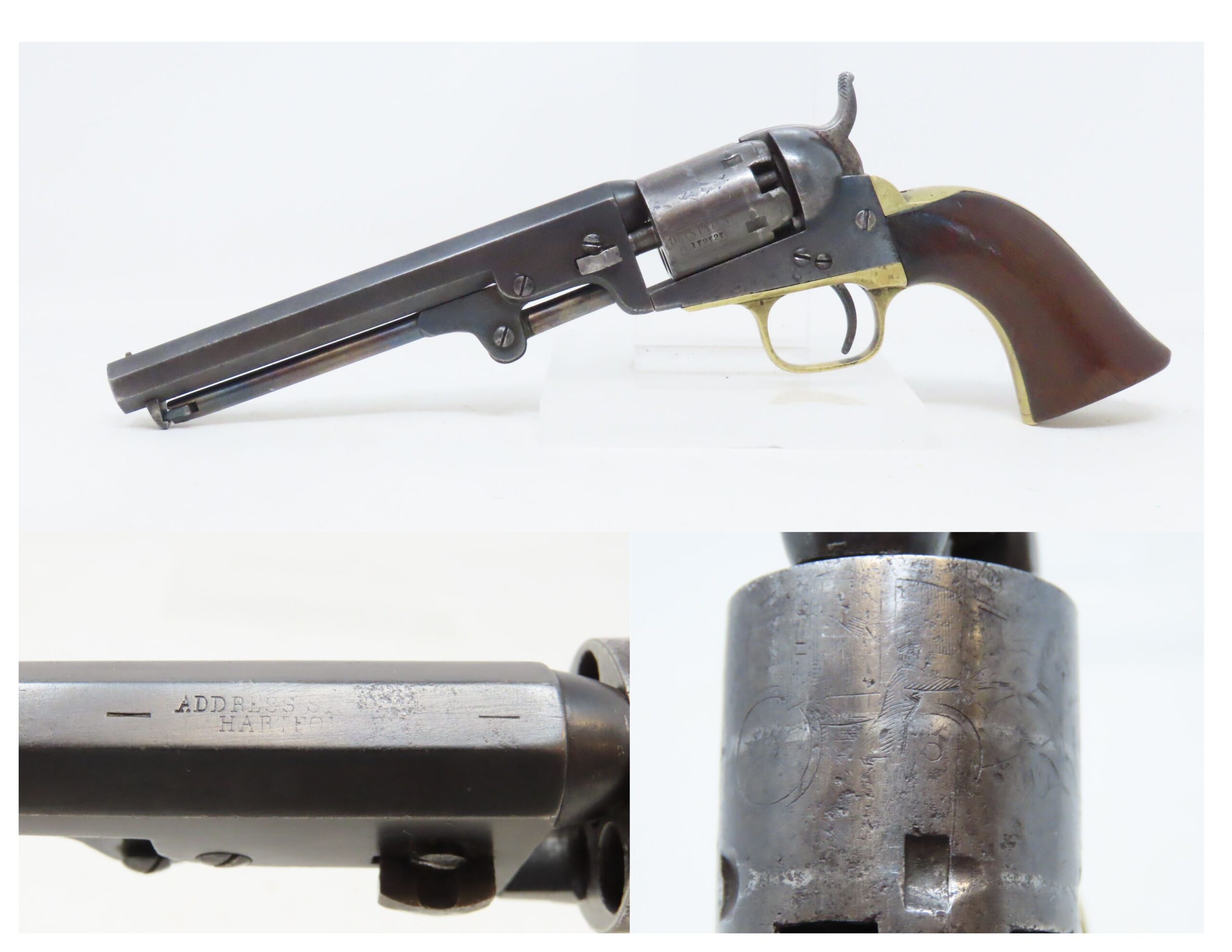 ANTEBELLUM Antique Pre-CIVIL WAR COLT Model 1849 POCKET Revolver ...