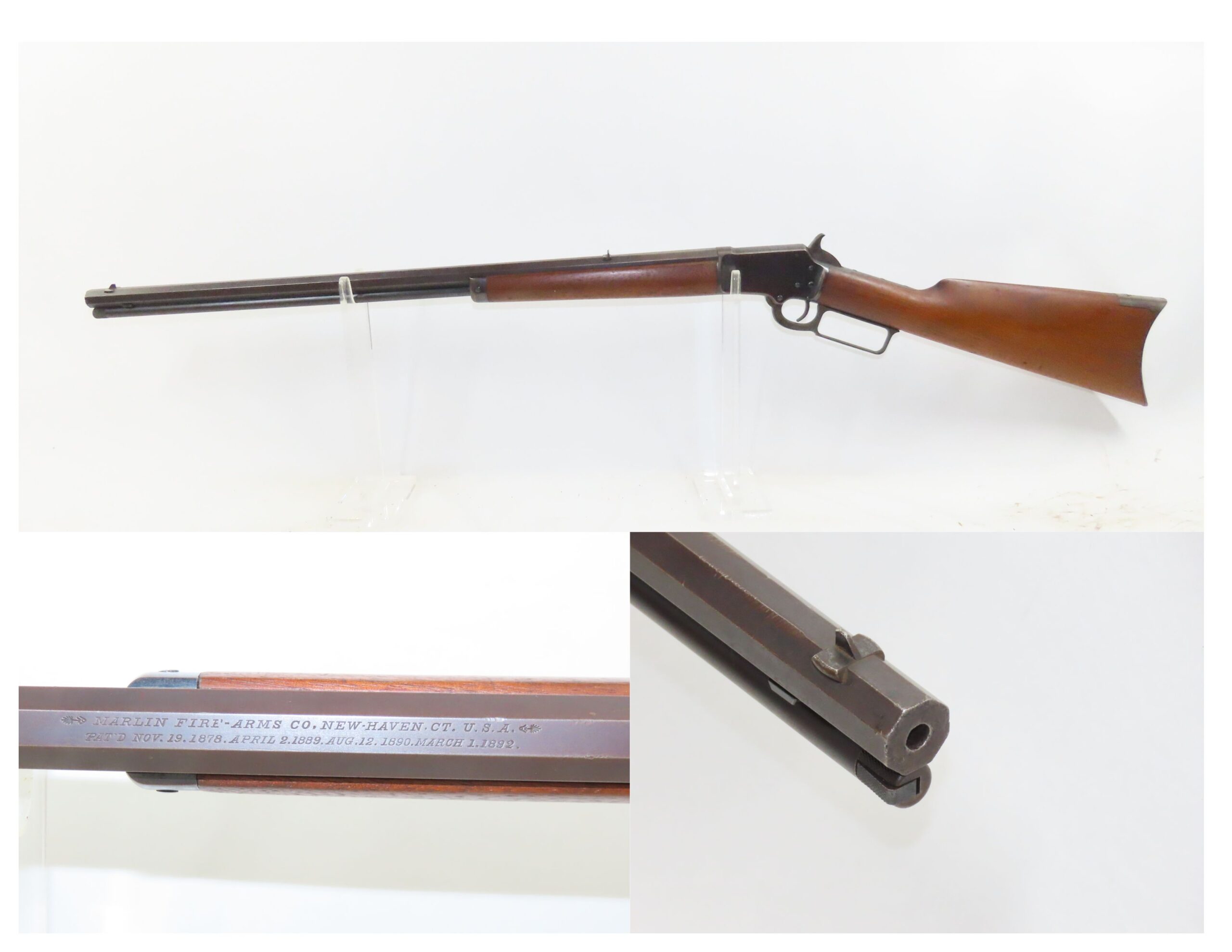 Antique MARLIN M1892 Lever Action .22 RF REPEATING Hunting/Sporting ...