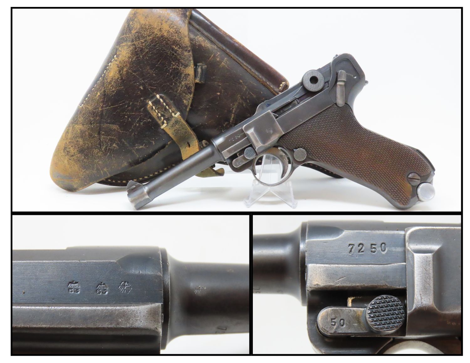 1936 Dated Pre-World War II German Mauser s/42 Code Luger P.08 Pistol C&R  Third Reich Sidearm in 9x19mm Luger! | Ancestry Guns